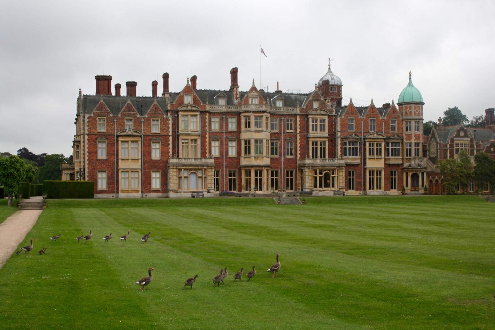 Sandringham house in Norfolk United Kingdom.