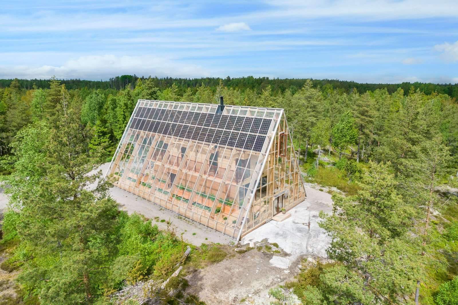 See Inside the World’s Greenest A-Frame Home