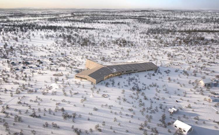 Snøhetta, Together with Artist Joar Nango, Designs a National Theater for the Indigenous Sámi People in Norway - Image 1 of 3