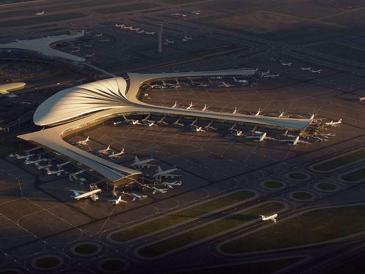 The design of the new terminal of Changchun Airport