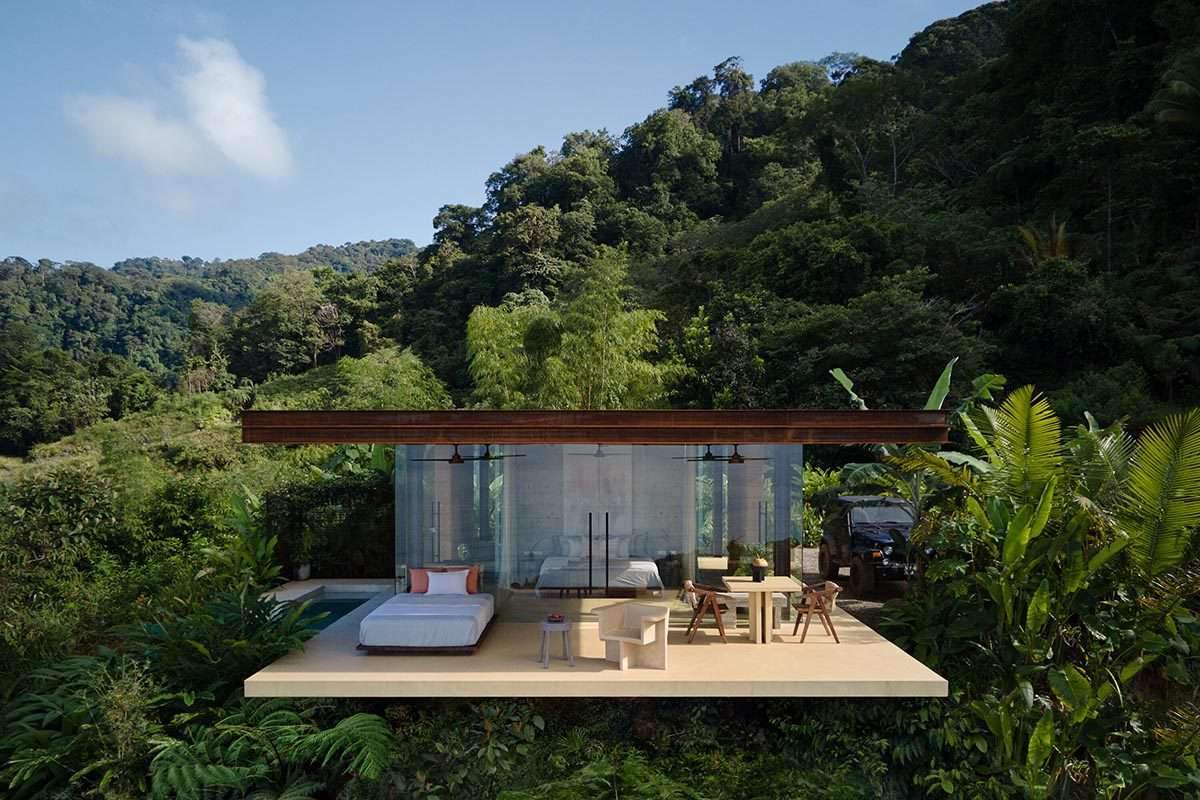 Earthy villas with minimalist touches in the Costa Rican jungle
