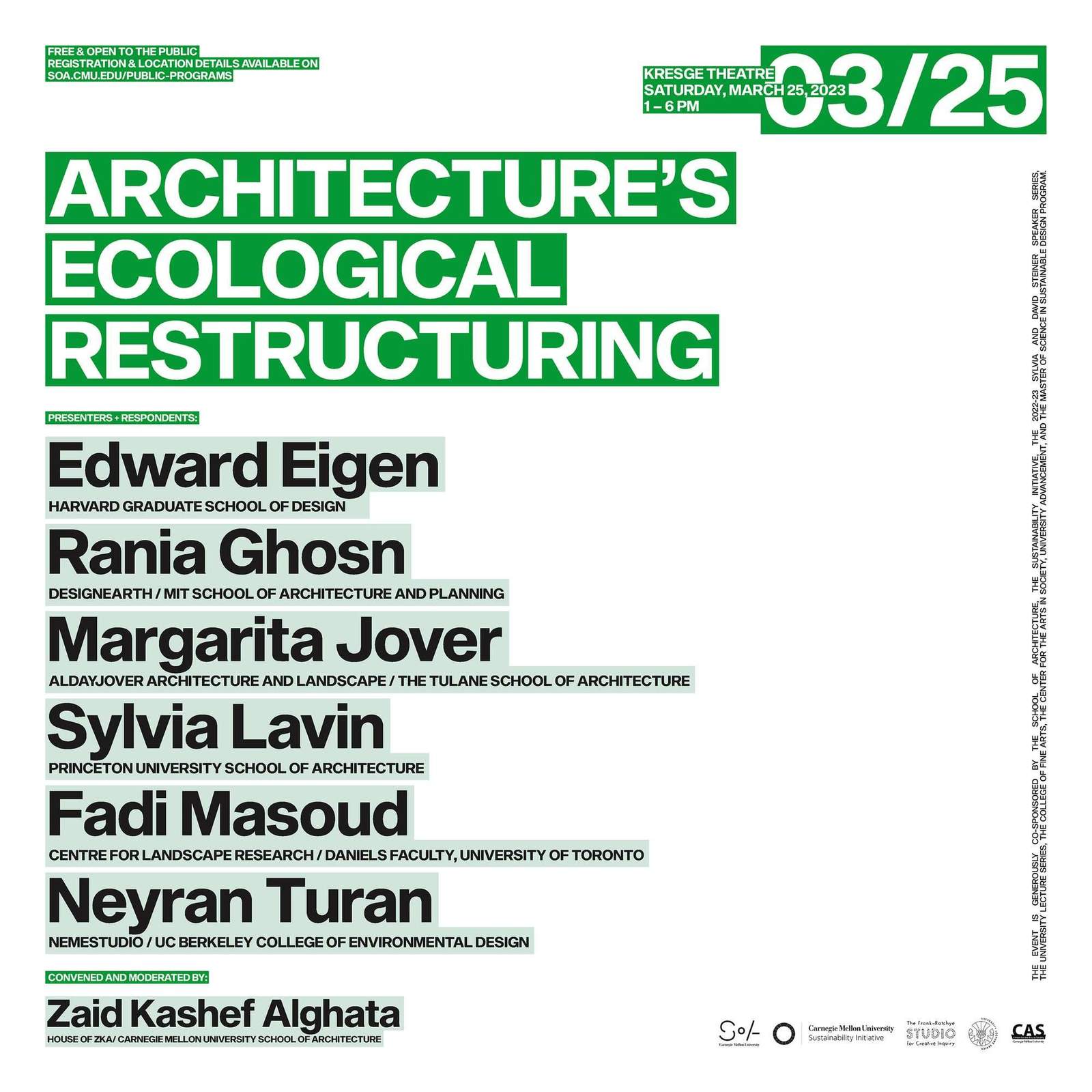Architecture’s Ecological Restructuring إعادة الهيكلة البيئية للعمارة