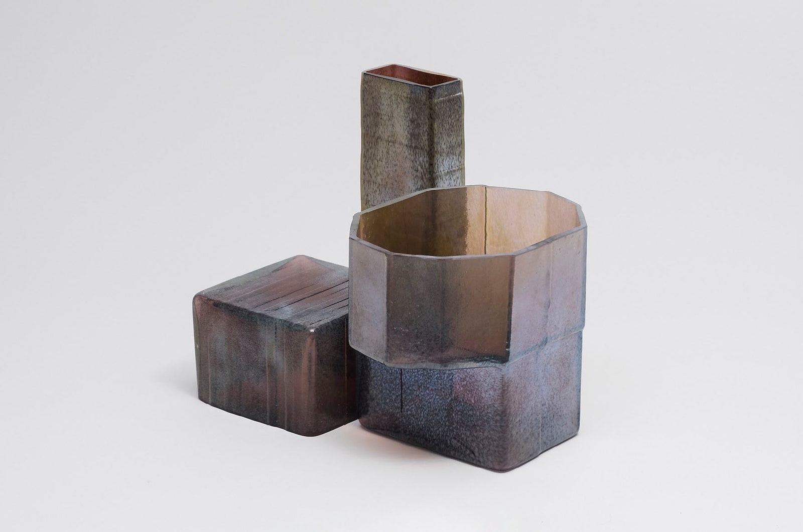 Glass vessels by Jonah Takagi.