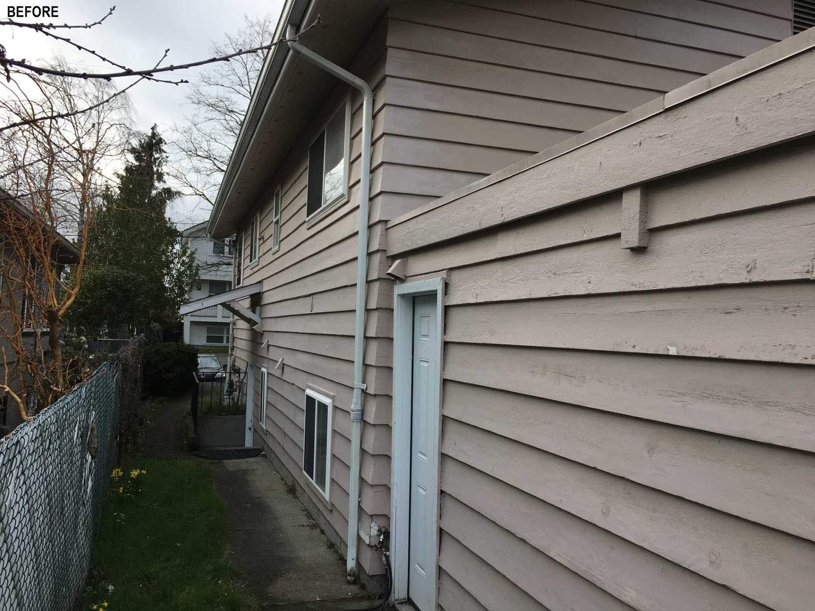 A house before remodel.