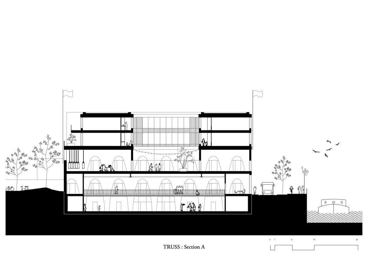 section of a community center