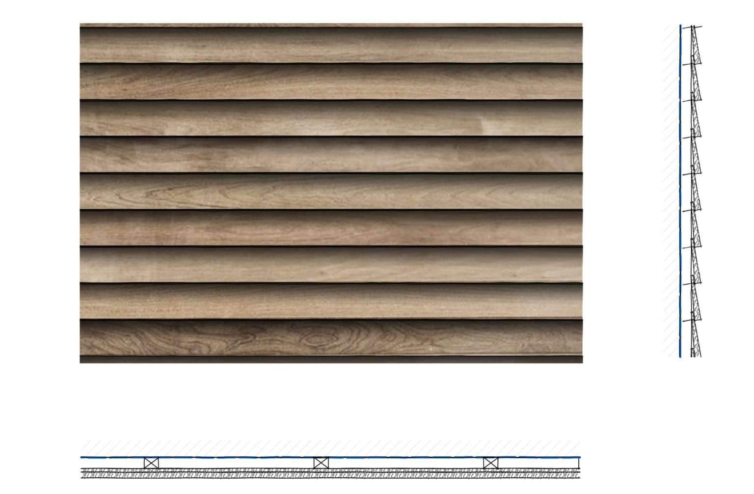 Different types of cladding for buildings