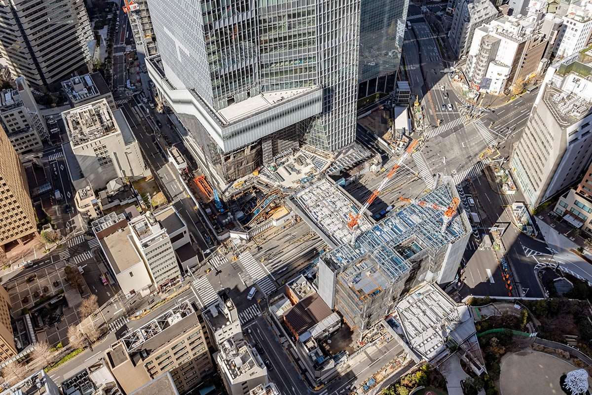 New designs and details released for OMA's first tower in Tokyo