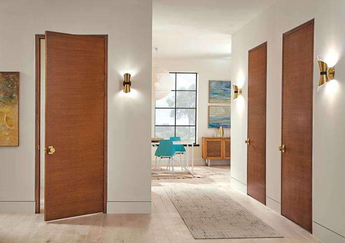 Flush doors as a practical and elegant option for your home