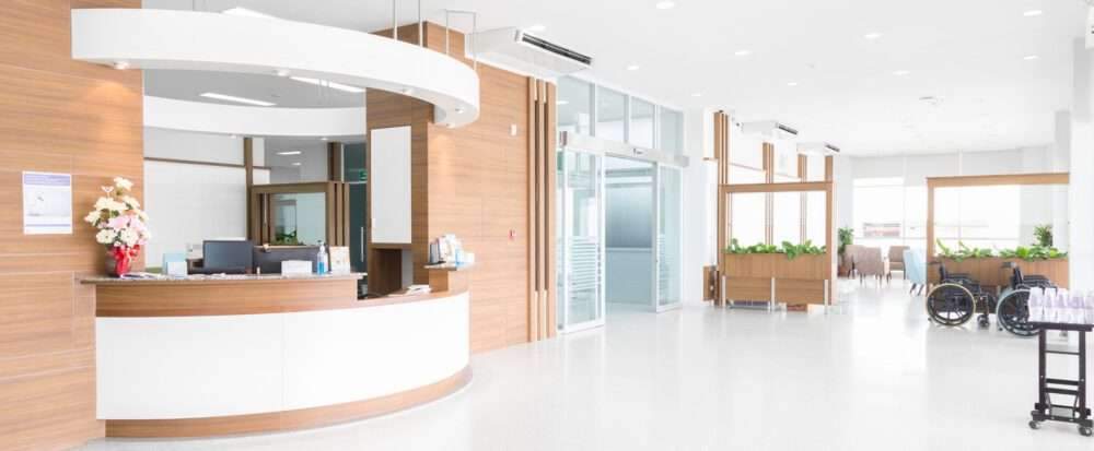 Interior design for health and medical centers