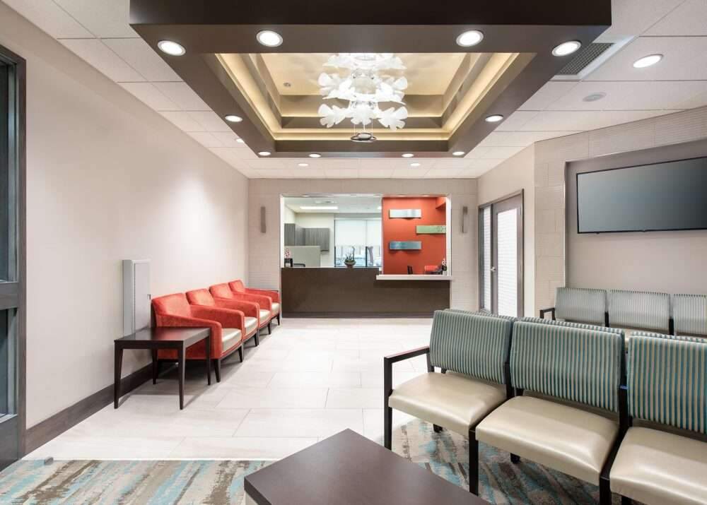 Interior design for health and medical centers