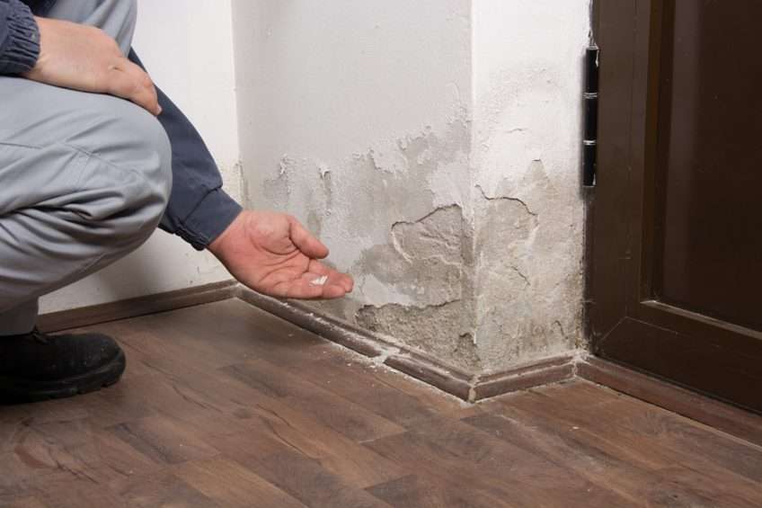 Addressing moisture problems in walls and floors