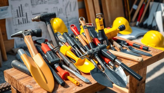 أدوات بناء حديثة للتعامل مع مواد بناء حديثة