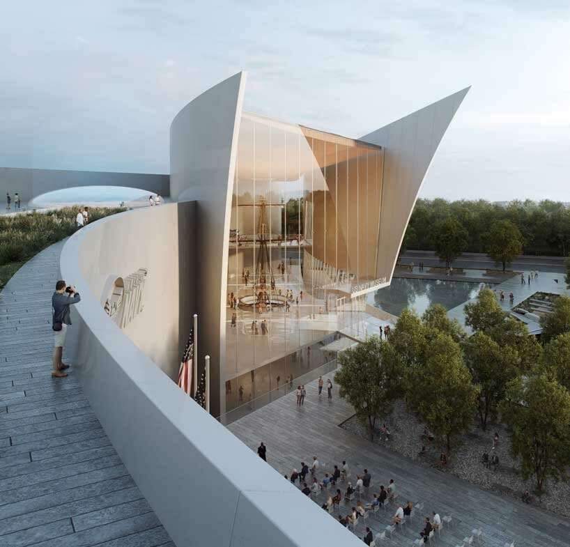 BIG, DLR group & frank gehry among shortlist of five to design U.S. navy national museum