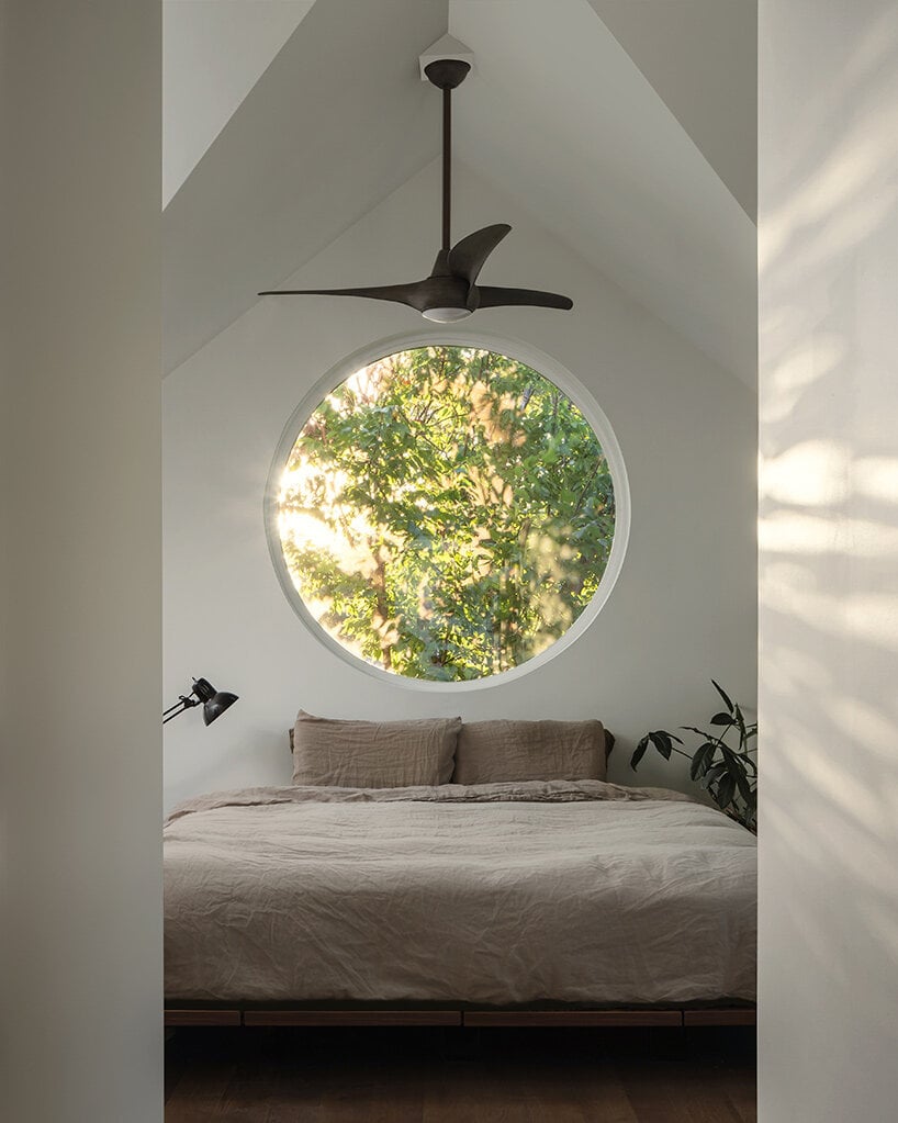 north arrow studio builds corrugated sheet metal 'birdhouse' in austin