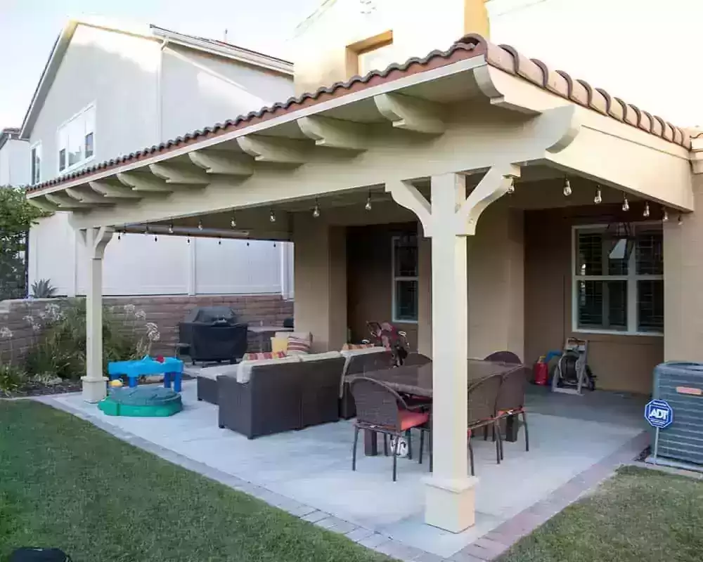 Types of patio roofing materials