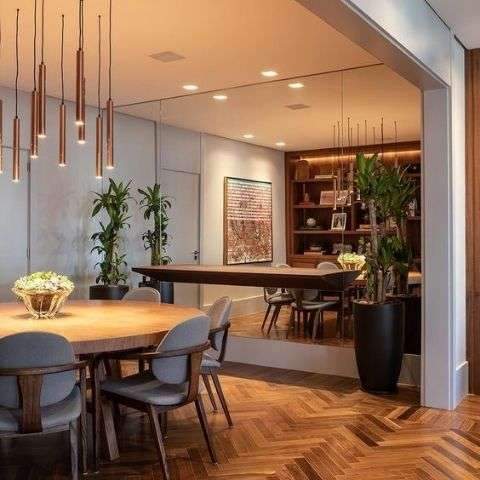 استخدام الزجاج والمرايا في التصميم الداخلي