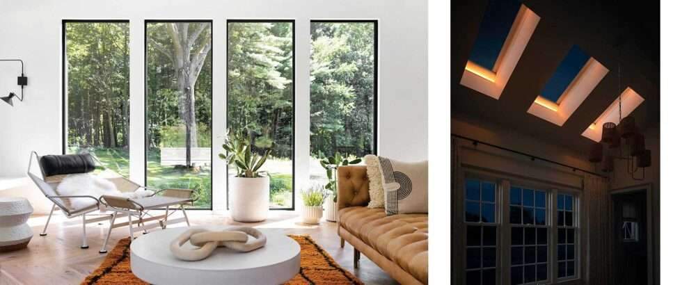 الإضاءة والإضاءة الطبيعية في التصميم الداخلي