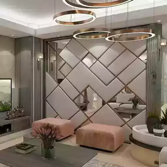 Interior design of halls and living rooms