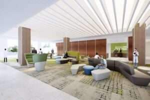 Interior design and sanitary materials in hospitals and health centers