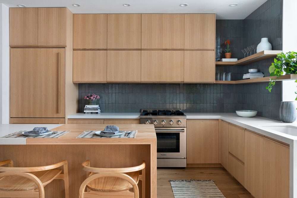 Interior design of kitchens and the use of the right materials