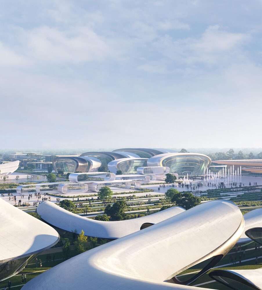 Revealing a vision for Zaha Hadid's master plan for ODESA EXPO 2030