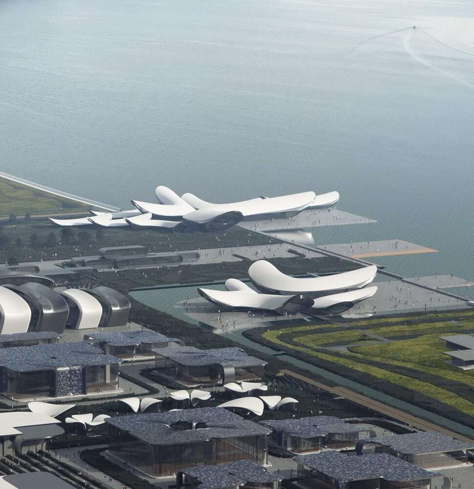 Revealing a vision for Zaha Hadid's master plan for ODESA EXPO 2030