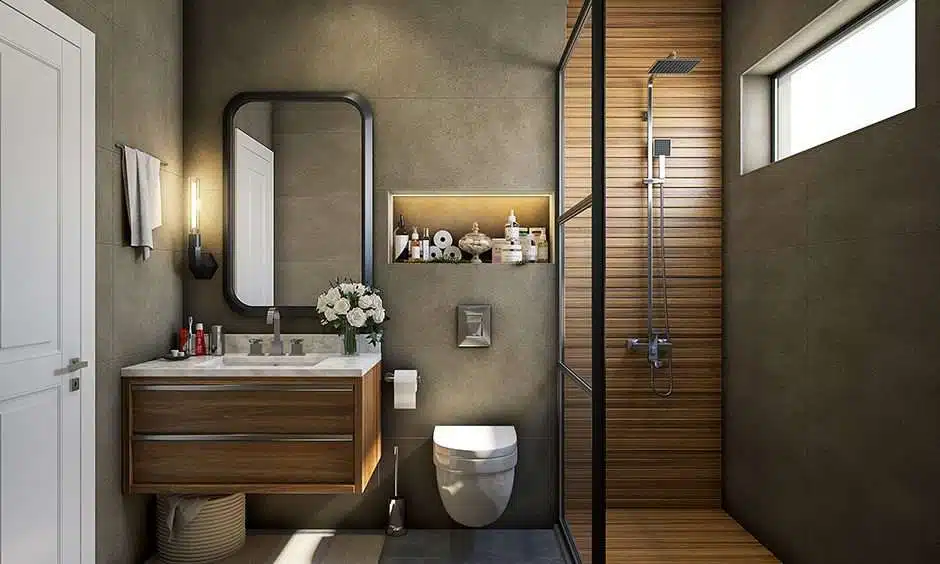 طرق اختيار المواد المستخدمة في تصميم الحمامات وقياساتها