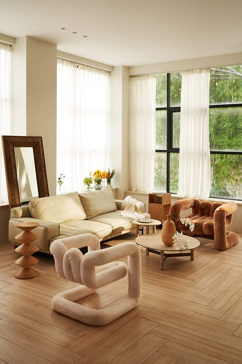 x-zoo's furry chairs twist and turn to offer comfort, playfulness, and functionality