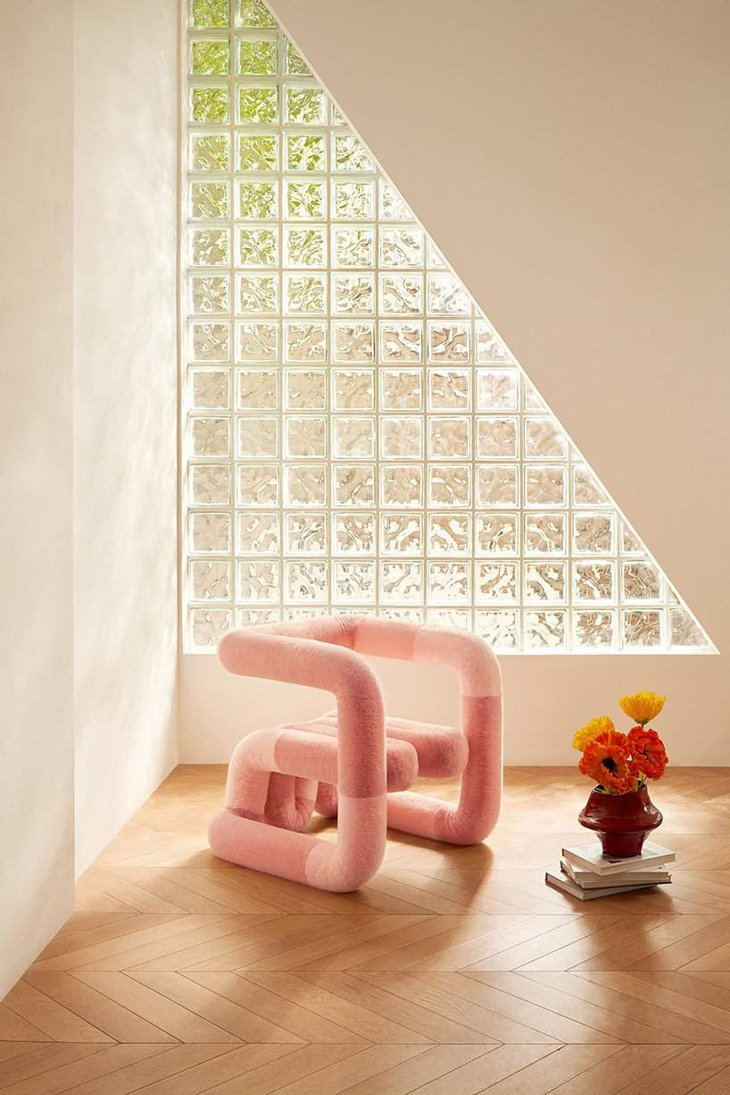 x-zoo's furry chairs twist and turn to offer comfort, playfulness, and functionality