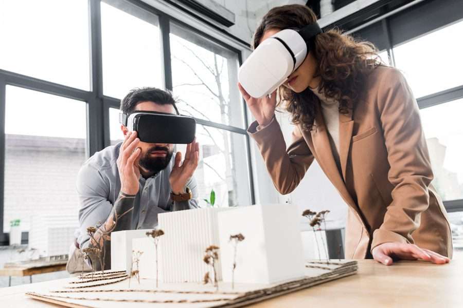 Using virtual reality and augmented reality technologies in designing architectural projects