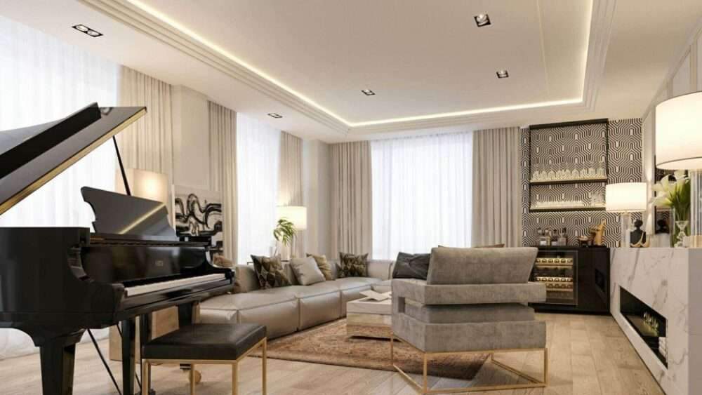 Luxury in interior design and use of premium materials