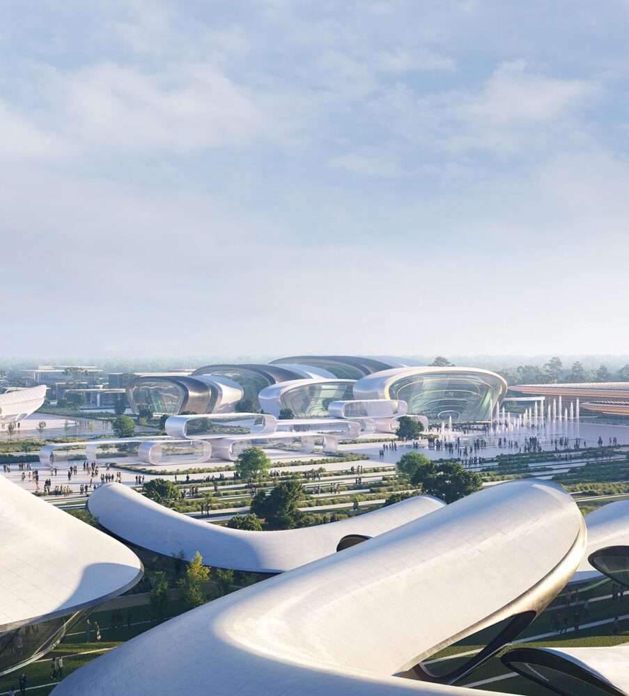 Revealing a vision for Zaha Hadid's master plan for ODESA EXPO 2030
