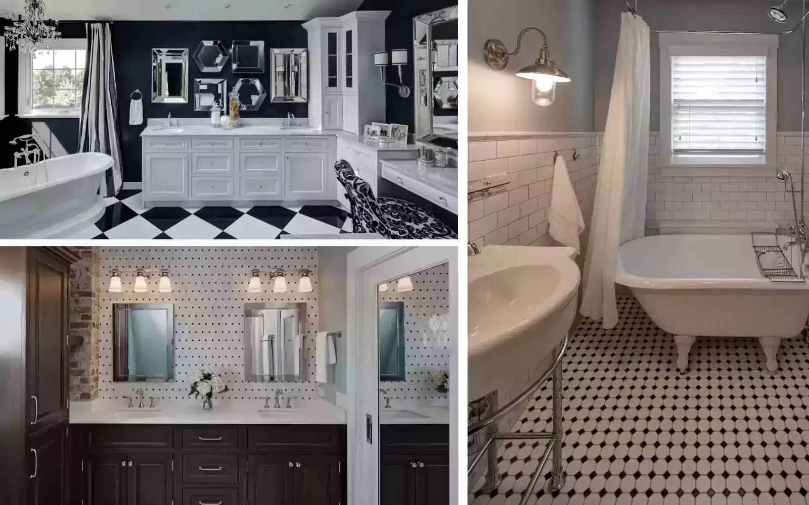 Methods for selecting materials used in designing bathrooms and their measurements
