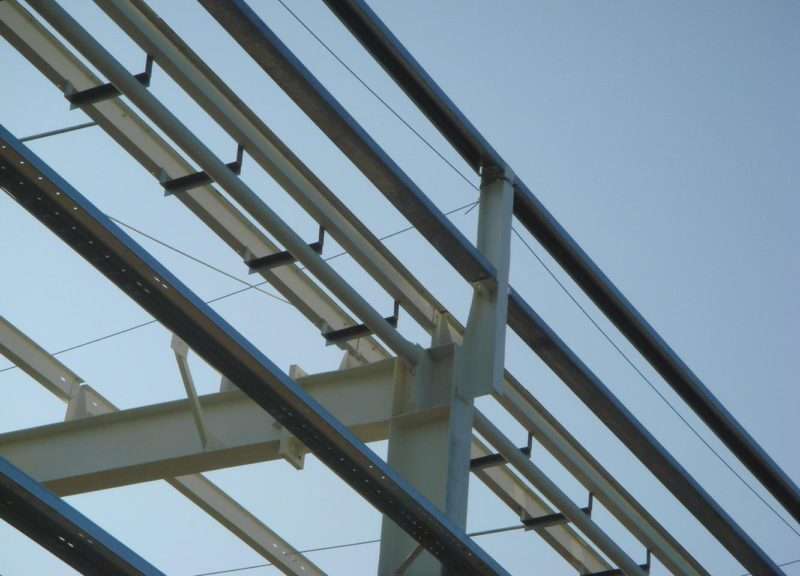 Measurements and specifications of concrete columns and beams in structural structures