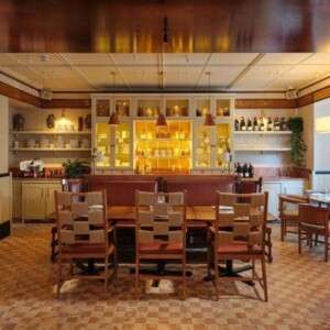 Pirajean Lees creates Arts and Crafts-style interior for Mayfair restaurant