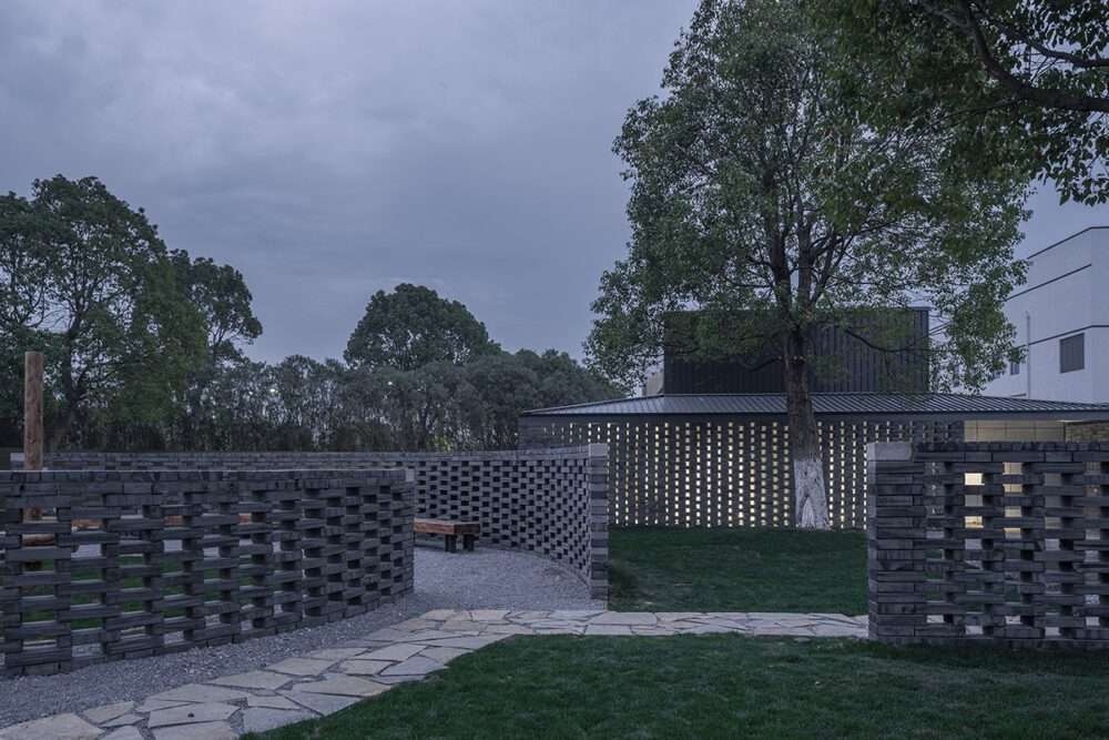 Complete Shayang Rapeseed Museum framing the landscape with silence