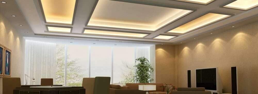Measurements and specifications of gypsum walls in interior finishes