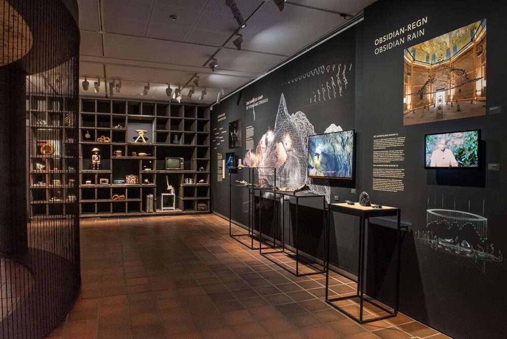 Opening of an exhibition looking at the history of volcanic cave systems in Kenya