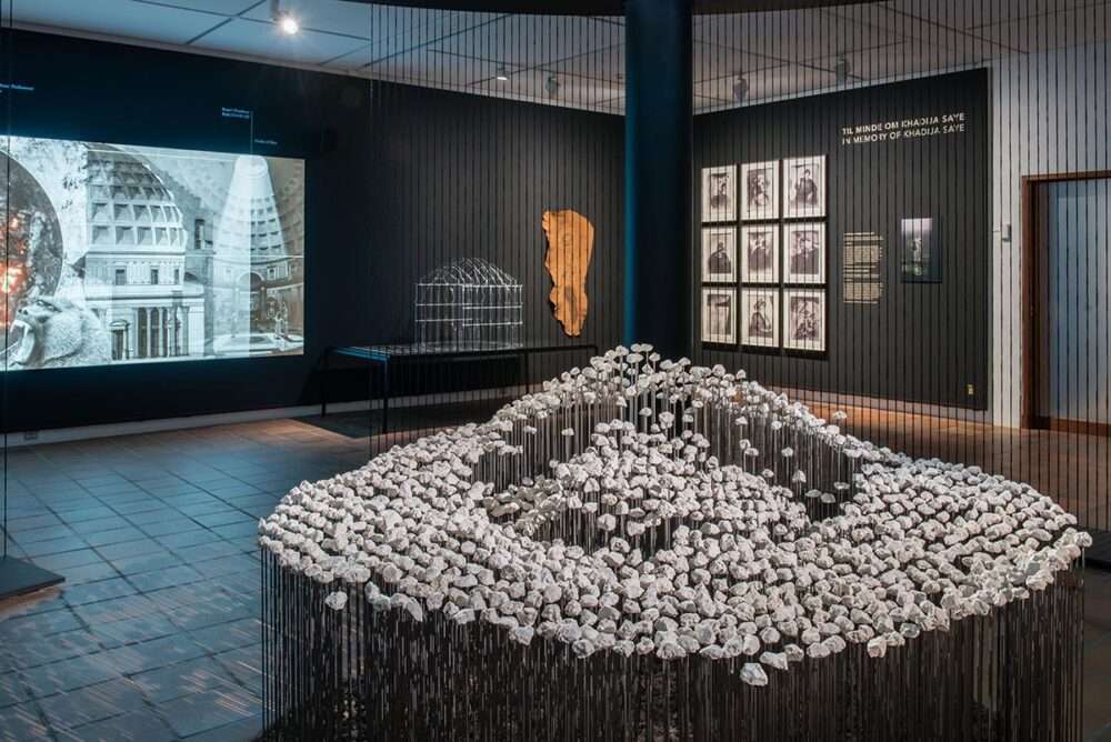 Opening of an exhibition looking at the history of volcanic cave systems in Kenya