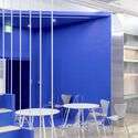 The Blue Moon Office / G / O Architecture - التصوير الداخلي ، خزانة ، طاولة ، كرسي