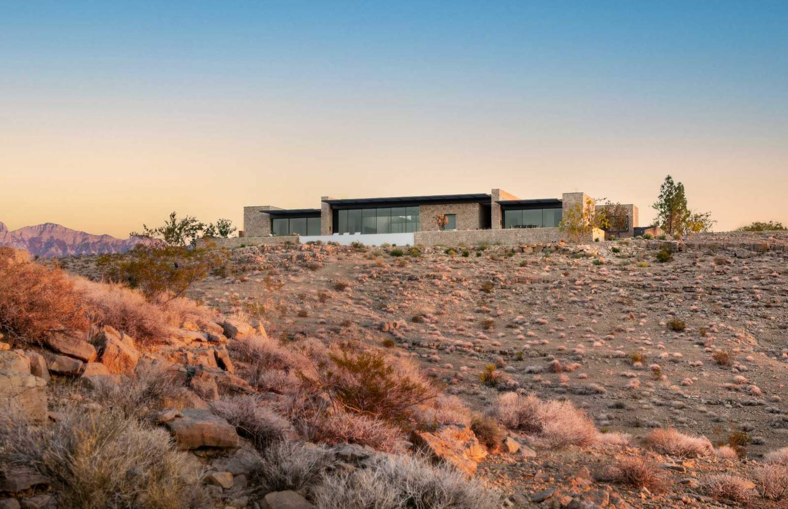The Surrounding Desert Was Blended Into This Modern Home