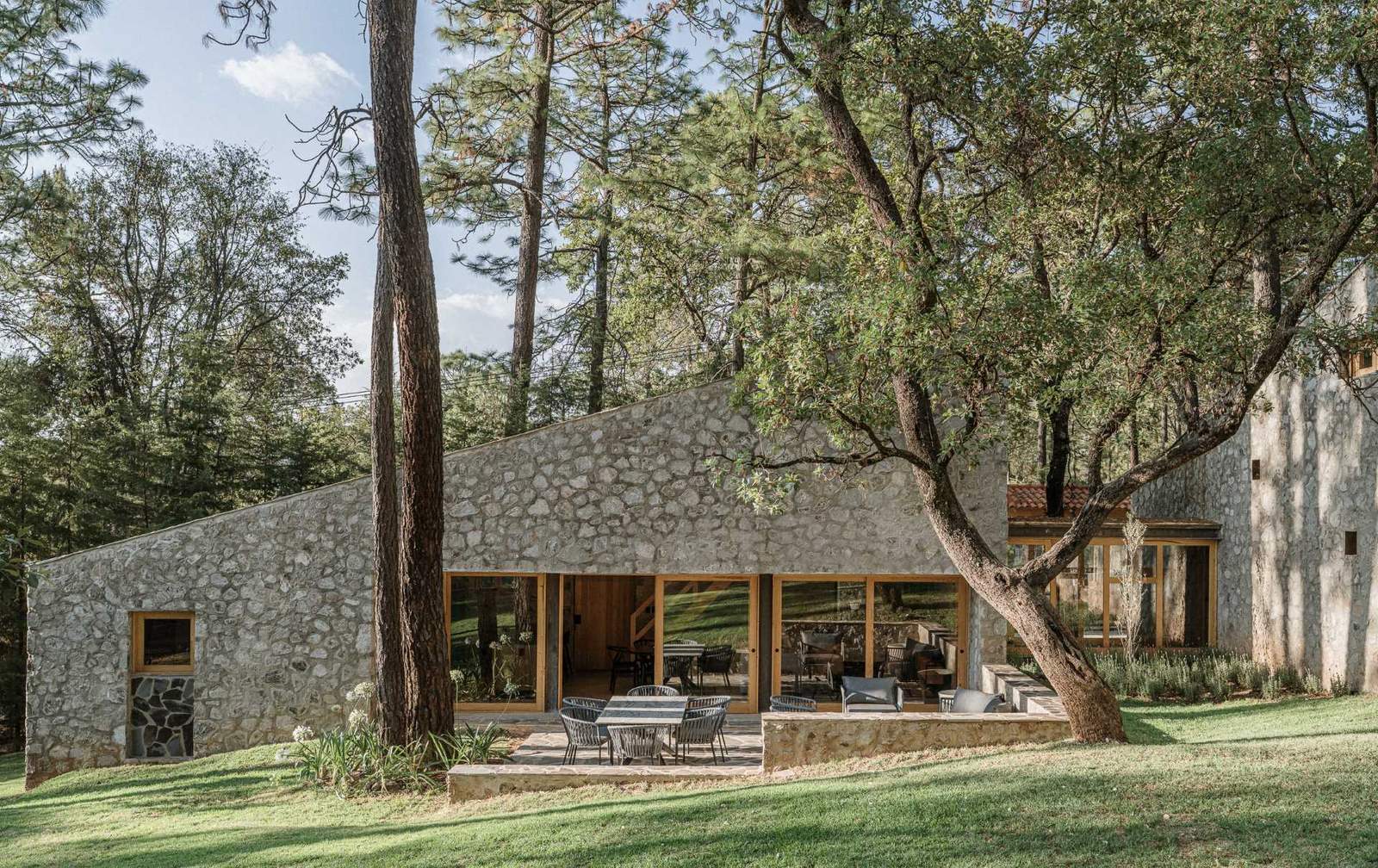 This Modern House Was Made From Locally Sourced Stone