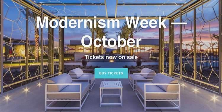 Modernism Week — October أسبوع الحداثة - أكتوبر