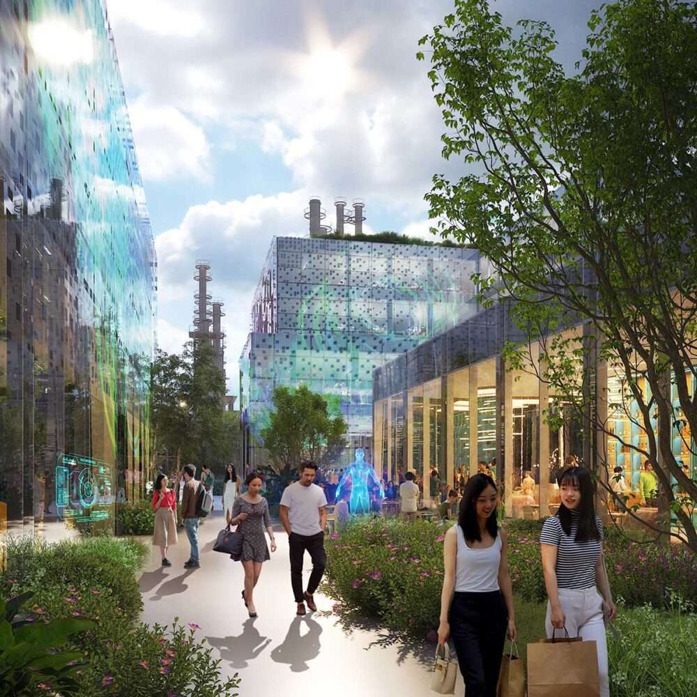 إعادة تصور مصنع هانغتشو لتكرير النفط السابق مع متحف الفن والعلوم الأسطواني