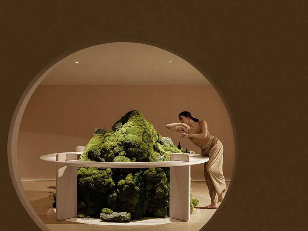 Using the organic feel in the interiors of beauty centers