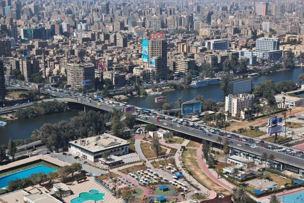 Explore the unique architectural blend of history and contemporary in Egypt's bustling capital