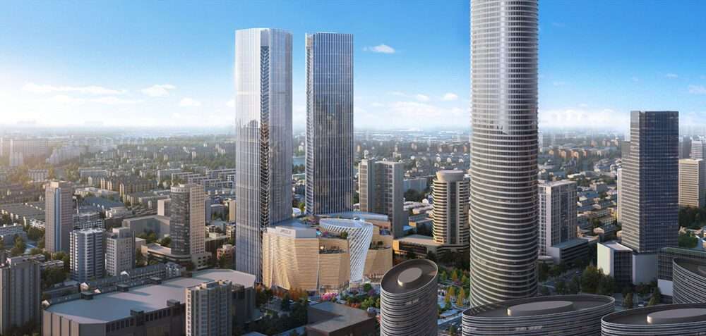 الكشف عن Deji Plaza Xuzhou المستوحى من نظام الجذر المعقد لشجرة بانيان