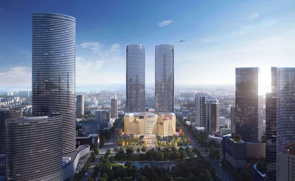 الكشف عن Deji Plaza Xuzhou المستوحى من نظام الجذر المعقد لشجرة بانيان