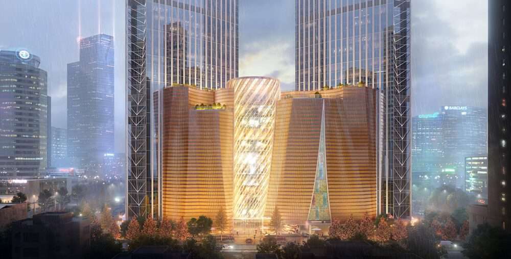 الكشف عن Deji Plaza Xuzhou المستوحى من نظام الجذر المعقد لشجرة بانيان