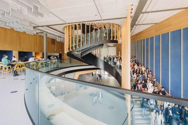 Echo Energy-Generating Interfaculty Teaching Building / UNStudio - التصوير الداخلي ، المطبخ ، السلالم ، الدرابزين